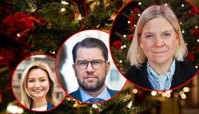 Magdalena Andersson: pressbild. Jimmie Åkesson: pressbild. Ebba Busch: pressbild