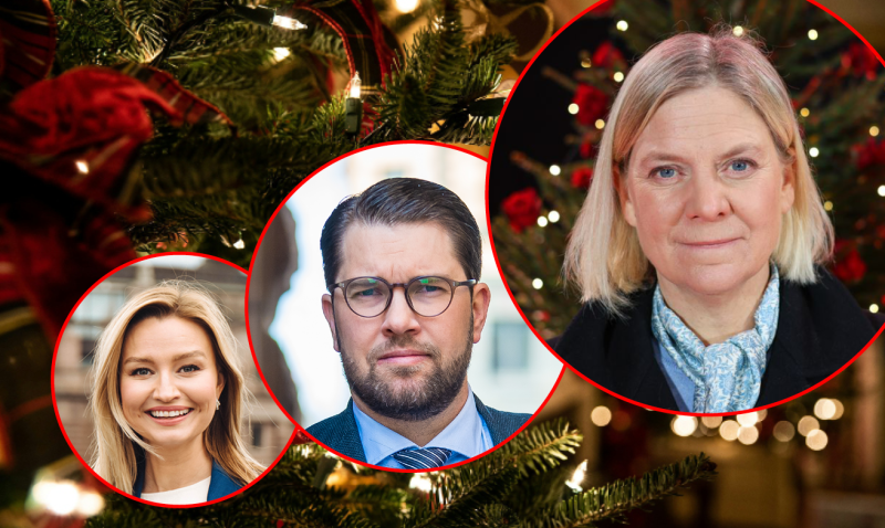 Magdalena Andersson: pressbild. Jimmie Åkesson: pressbild. Ebba Busch: pressbild